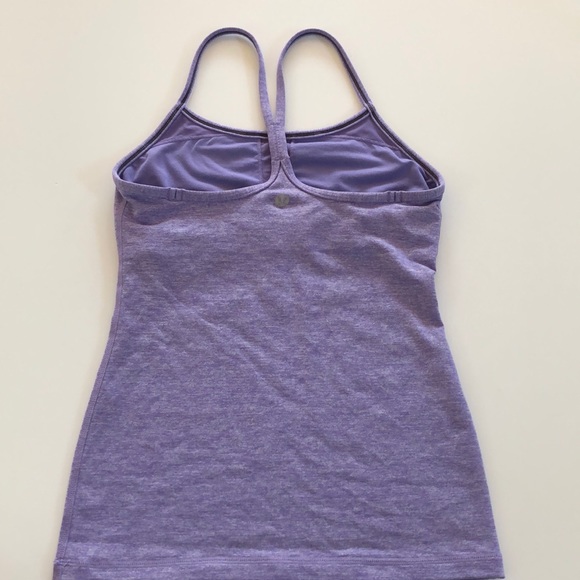 Lululemon Power Y Tank - Lilac Heathered - Picture 4 of 5
